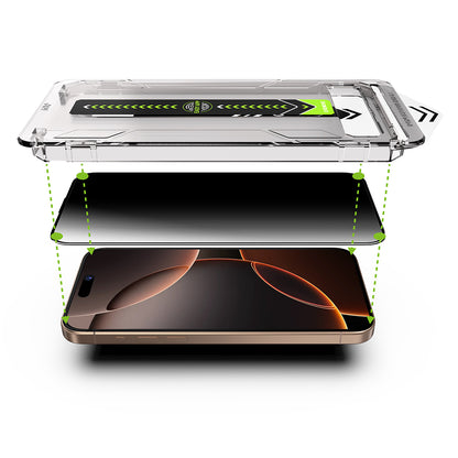 Zaštitna folija za ekran Privacy Techsuit TitanGlass za Apple iPhone 17 Air, Kaljeno staklo, Full Glue