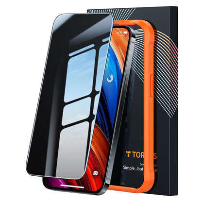 Zaštitna folija za ekran Privacy Torras GlassGo Epic za Apple iPhone 15 Pro Max, Kaljeno staklo, Full Glue