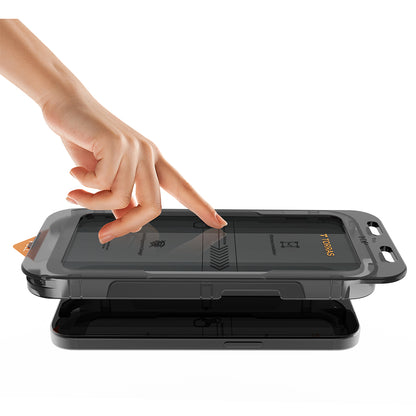 Zaštitna folija za ekran Privacy Torras GlassGo Install Master za Apple iPhone 17 Air, Kaljeno staklo, Full Glue