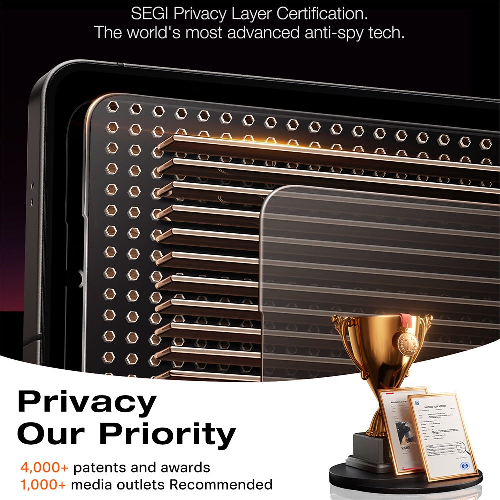 Zaštitna folija za ekran Privacy Torras GlassGo Install Master za Samsung Galaxy S26 Ultra S948, Kaljeno staklo, Full Glue