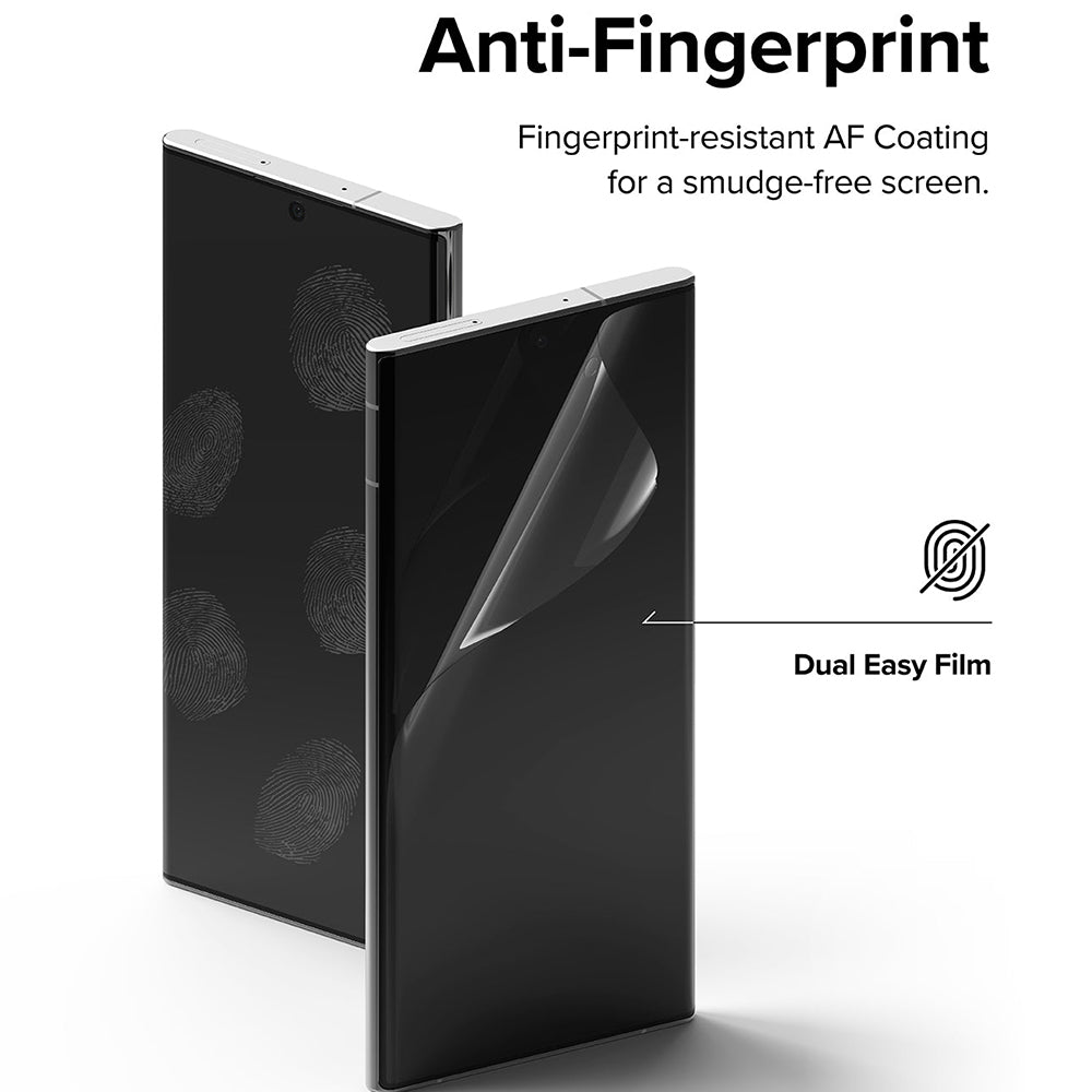 Zaštitna folija za ekran Ringke Dual Easy za Samsung Galaxy S22 Ultra 5G S908, Plastika, Set od 2 komada