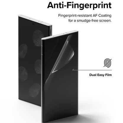 Zaštitna folija za ekran Ringke Dual Easy za Samsung Galaxy S22 Ultra 5G S908, Plastika, Set od 2 komada