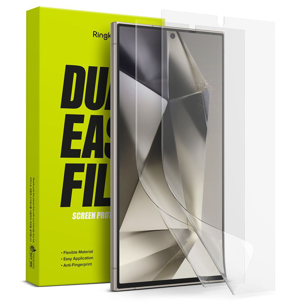 Zaštitna folija za ekran Ringke Dual Easy za Samsung Galaxy S24 Ultra S928, Plastika, Set od 2 komada