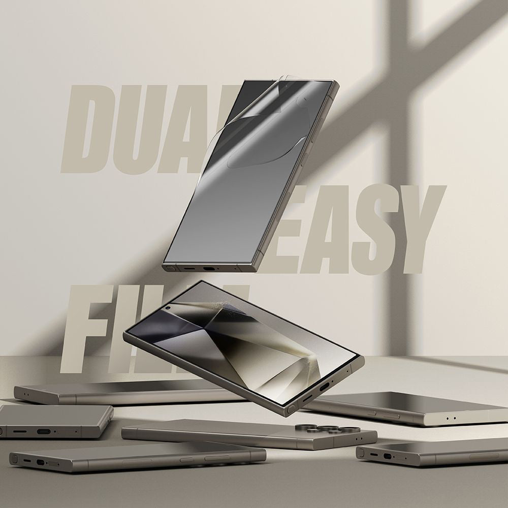 Zaštitna folija za ekran Ringke Dual Easy za Samsung Galaxy S24 Ultra S928, Plastika, Set od 2 komada