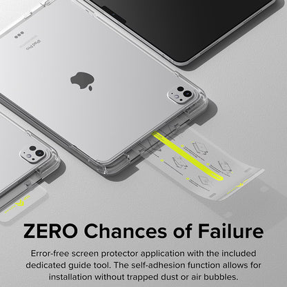 Zaštitna folija za ekran Ringke Easy Slide za Apple iPad Pro 11 (2024), Kaljeno staklo, Puno ljepilo