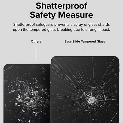 Zaštitna folija za ekran Ringke Easy Slide za Apple iPad Pro 11 (2024), Kaljeno staklo, Puno ljepilo