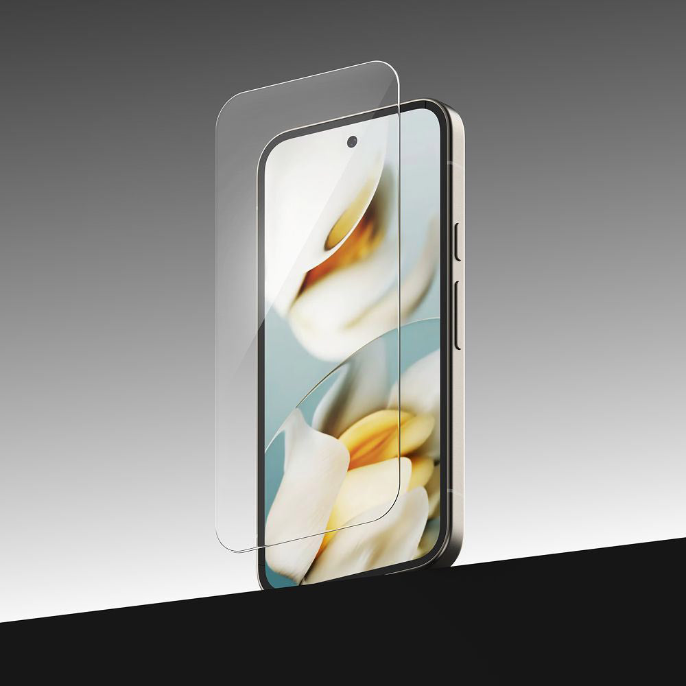 Zaštitna folija za ekran Ringke Easy Slide za Google Pixel 9a, Kaljeno staklo, Full Glue, Set od 2 komada