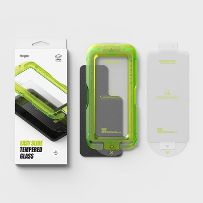 Zaštitna folija za ekran Ringke Easy Slide za Samsung Galaxy A57 5G, Kaljeno staklo, Pun ljepilo, Set od 2 komada
