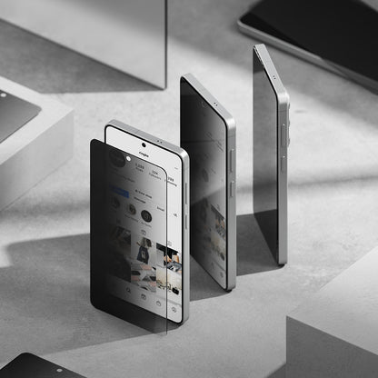 Zaštitna folija za ekran Ringke Easy Slide za Samsung Galaxy S26 Plus S947, Kaljeno staklo, Full Glue, Set od 2 komada, Crna