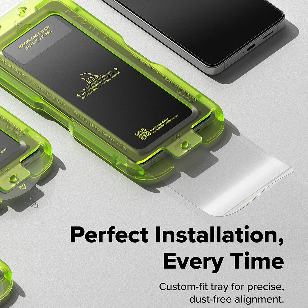 Zaštitna folija za ekran Ringke Easy Slide za Samsung Galaxy S26 S942, Kaljeno staklo, Pun ljepilo, Set od 2 komada