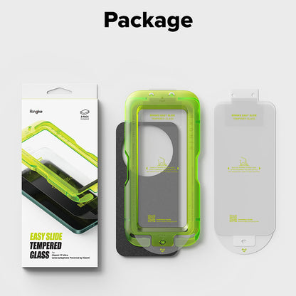 Zaštitna folija za ekran Ringke Easy Slide za Xiaomi 17 Ultra, Kaljeno staklo, Puna ljepila, Set od 2 komada