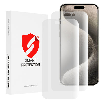 Zaštitna folija za ekran Smart Protection Premium Classic za Apple iPhone 15 Pro Max, plastika, set od 2 komada