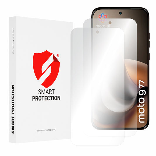 Zaštitna folija za ekran Smart Protection Premium Classic za Motorola Moto G77, Plastika, Set od 2 komada