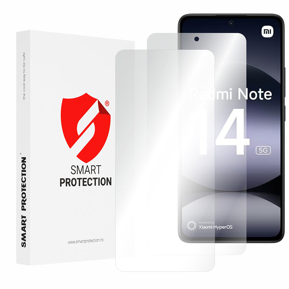 Zaštitna folija za ekran Smart Protection Premium Classic za Xiaomi Redmi Note 14 4G (Standard), Plastika, Set 2 komada