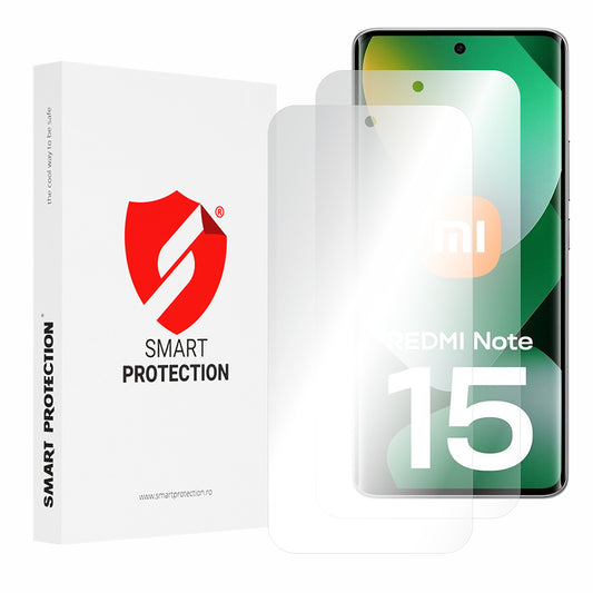 Zaštitna folija za ekran Smart Protection Premium Classic za Xiaomi Redmi Note 15 4G, Plastika, Set od 2 komada