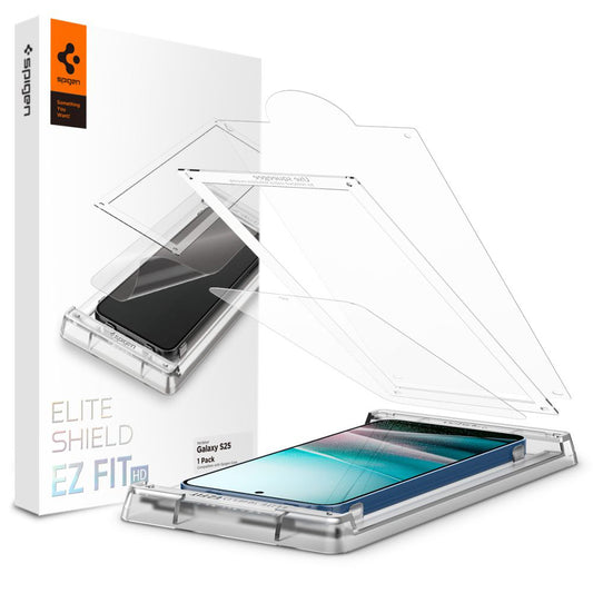 Zaštitna folija za ekran Spigen Elite Shield EZ FIT HD za Samsung Galaxy S25 S931, Plastika AFL09091