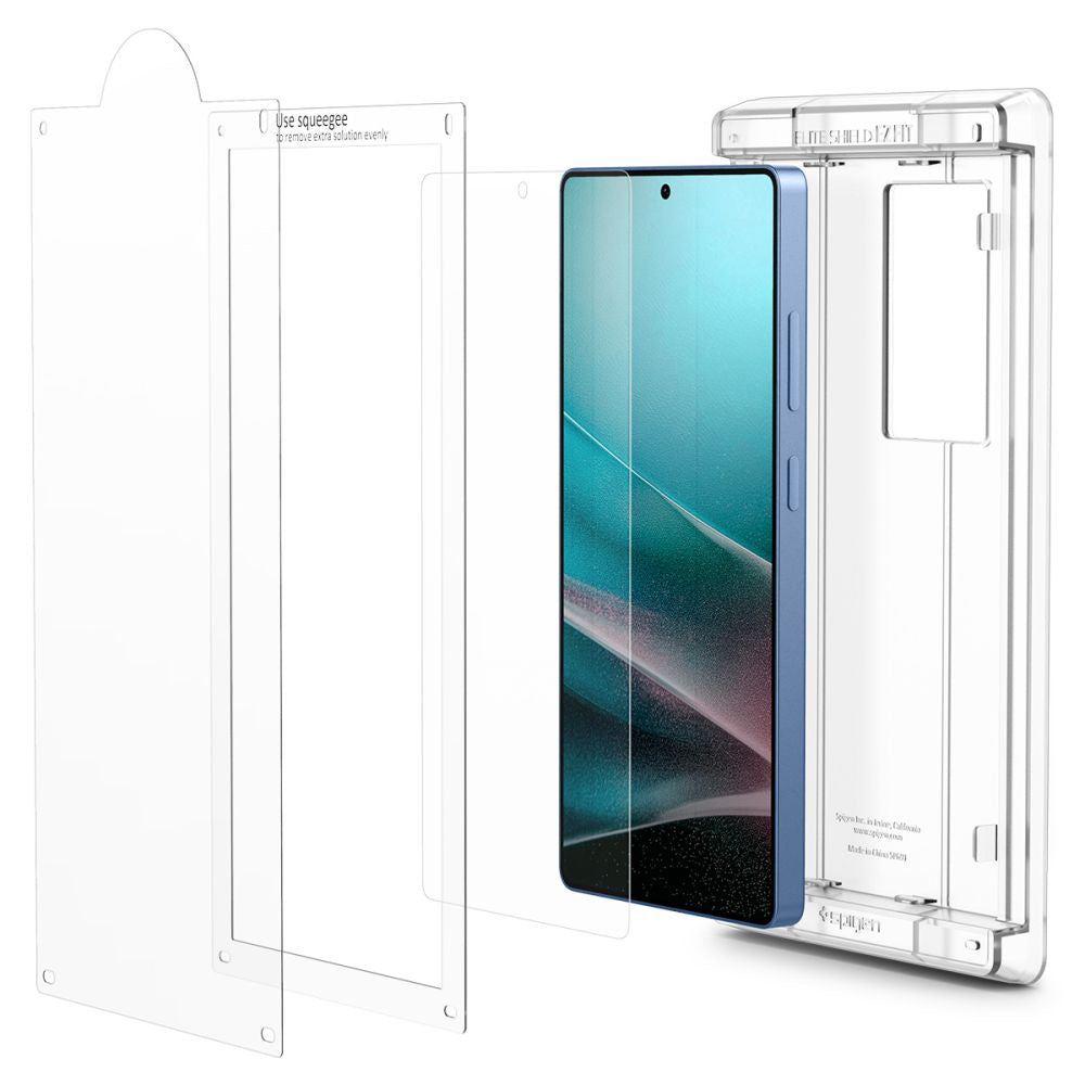 Zaštitna folija za ekran Spigen Elite Shield EZ FIT HD za Samsung Galaxy S25 Ultra S938, Plastika AFL09083