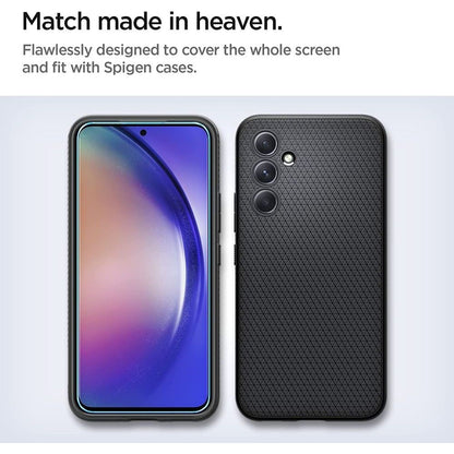 Zaštitna folija za ekran Spigen GlastR Align Master za Samsung Galaxy A54 A546, Kaljeno staklo, Puna ljepila, Set od 2 komada AGL05966