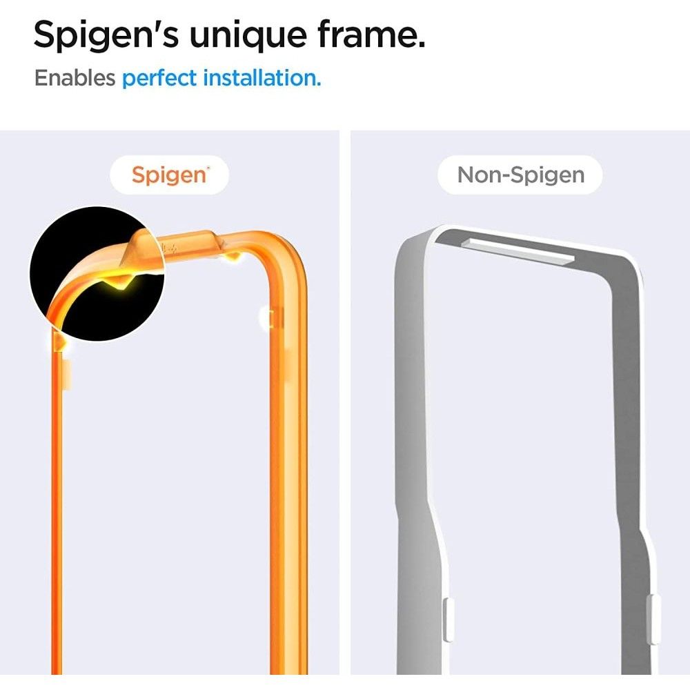 Zaštitna folija za ekran Spigen GlastR Align Master za Samsung Galaxy A54 A546, Kaljeno staklo, Puna ljepila, Set od 2 komada AGL05966