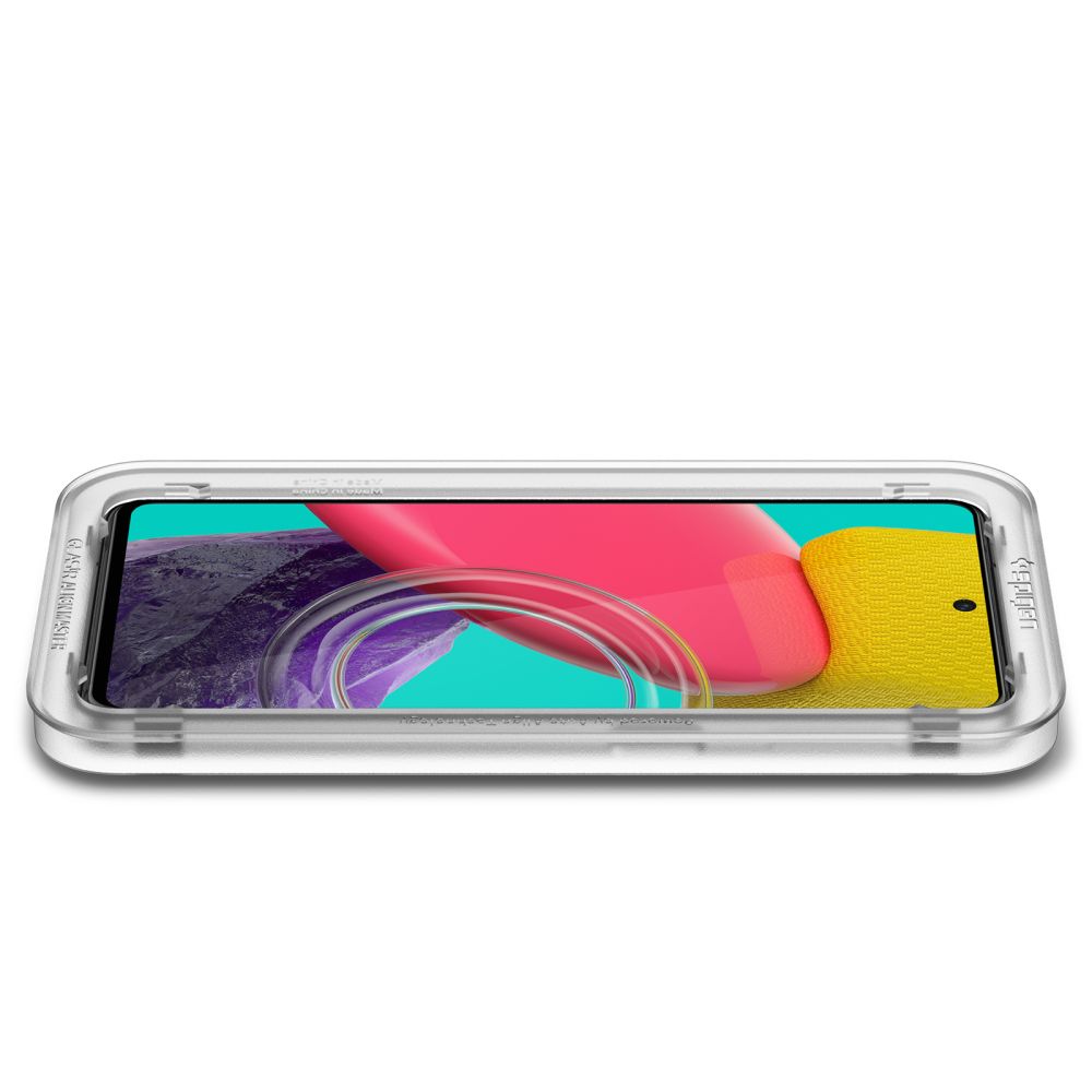 Zaštitna folija za ekran Spigen GlastR Align Master za Samsung Galaxy M53 M536, Kaljeno staklo, Full Glue, Crna