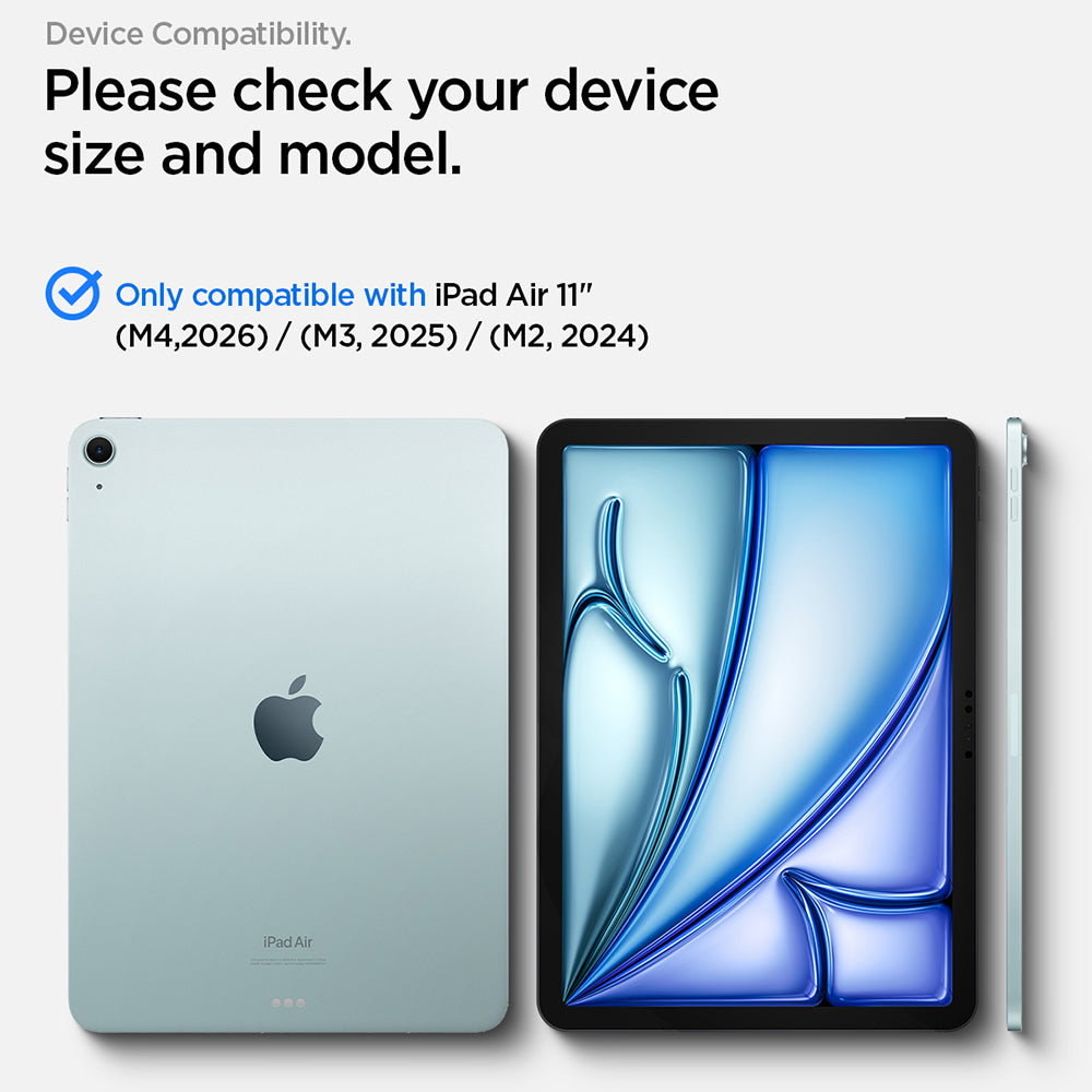 Zaštitna folija za ekran Spigen GlastR Align Master T za Apple iPad Air 11 (2026) / Air 11 (2025), Kaljeno staklo, Full Glue AGL11701
