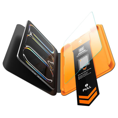 Zaštitna folija za ekran Spigen GlastR Align Master T za Apple iPad Pro 11 (2025) / Pro 11 (2024), Kaljeno staklo, Full Glue AGL11699