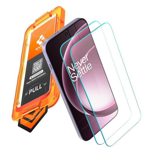 Zaštitna folija za ekran Spigen GlastR AlignMaster S za OnePlus 15, Kaljeno staklo, Full Glue, Set 2 komada AGL11333