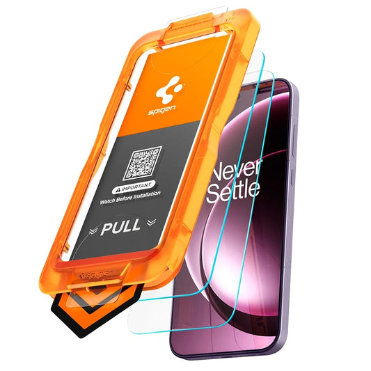 Zaštitna folija za ekran Spigen GlastR AlignMaster S za OnePlus 15, Kaljeno staklo, Full Glue, Set 2 komada AGL11333