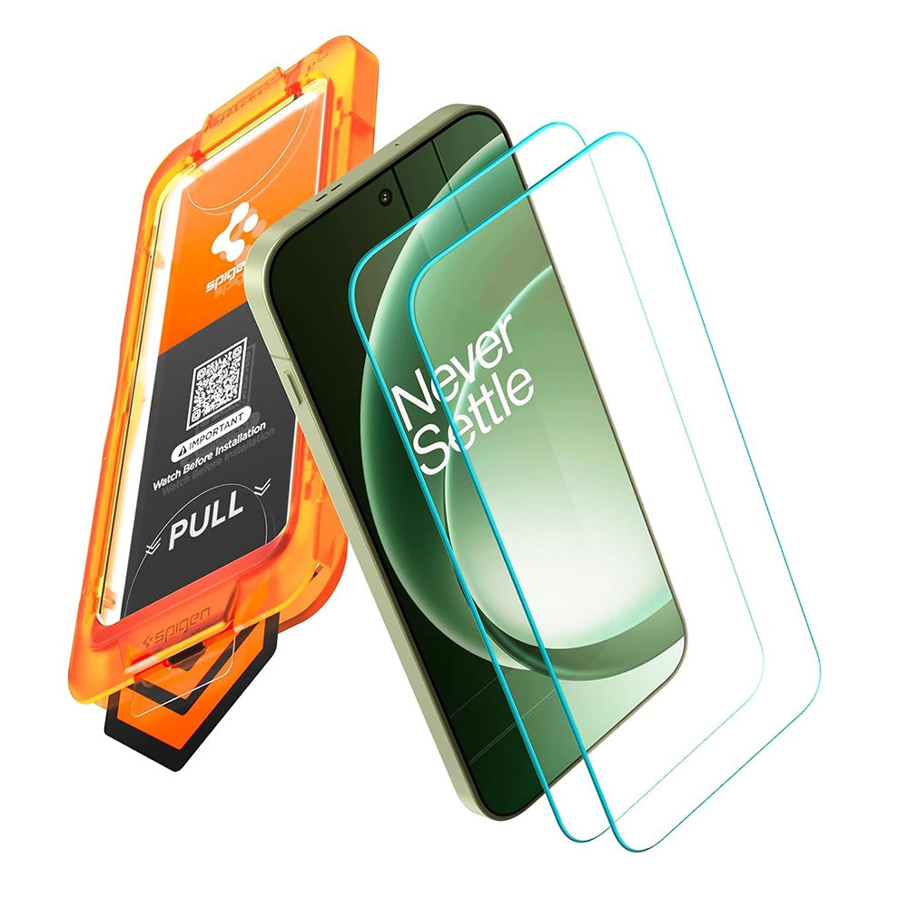Zaštitna folija za ekran Spigen GlastR AlignMaster S za OnePlus 15R, Kaljeno staklo, Full Glue, Set 2 komada AGL11398