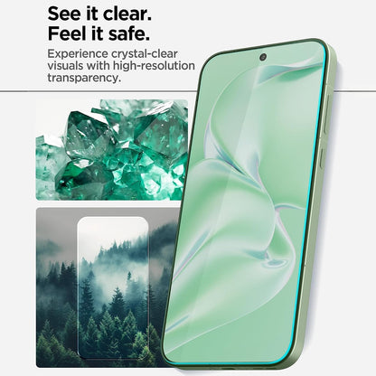 Zaštitna folija za ekran Spigen GlastR AlignMaster S za OnePlus 15R, Kaljeno staklo, Full Glue, Set 2 komada AGL11398