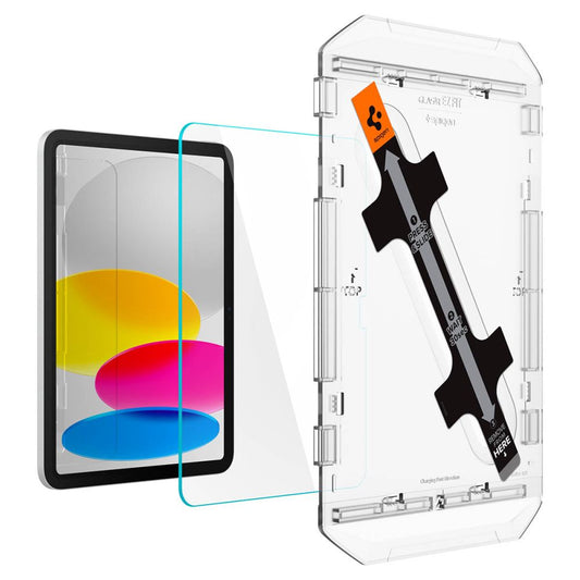 Zaštitna folija za ekran Spigen GlastR EZ FIT za Apple iPad (2025) / (2022), Kaljeno staklo, Full Glue AGL05554