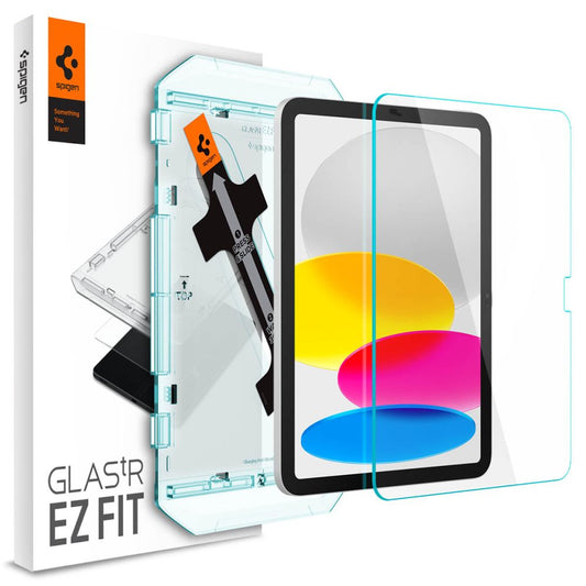 Zaštitna folija za ekran Spigen GlastR EZ FIT za Apple iPad (2025) / (2022), Kaljeno staklo, Full Glue AGL05554