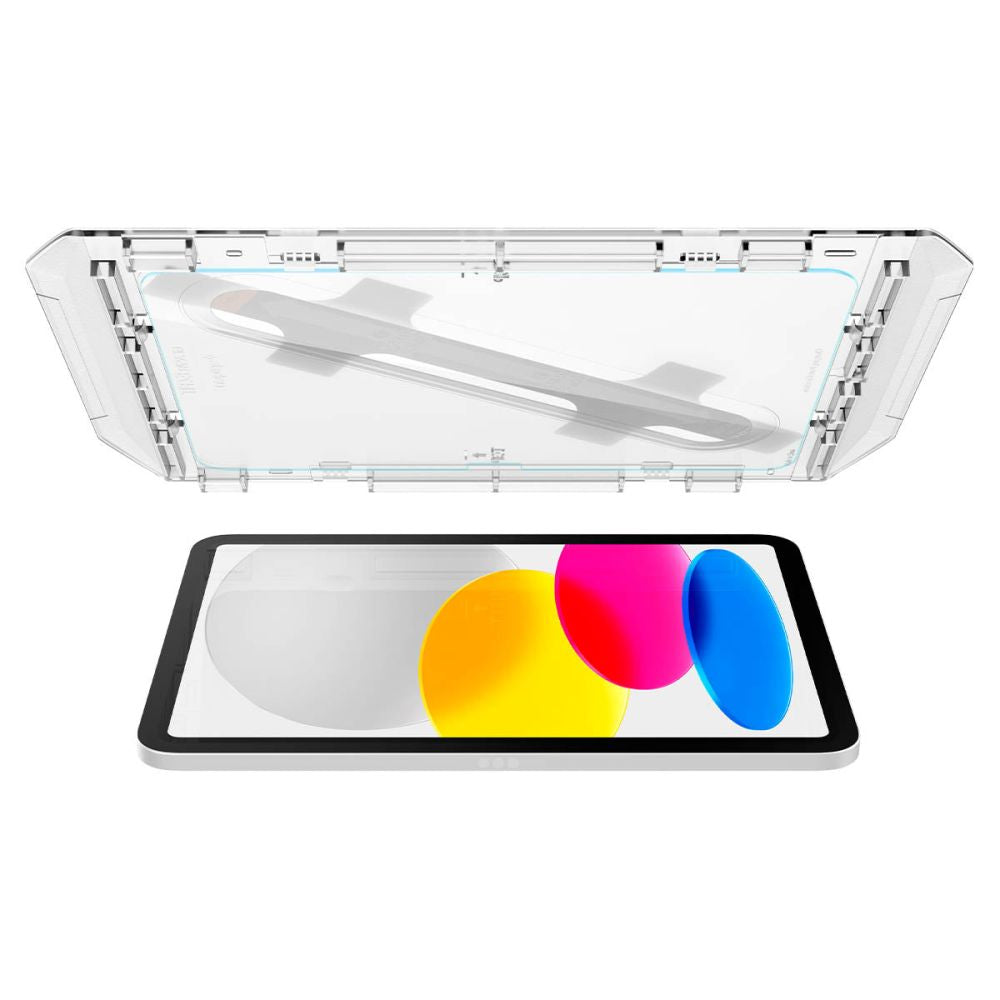 Zaštitna folija za ekran Spigen GlastR EZ FIT za Apple iPad (2025) / (2022), Kaljeno staklo, Full Glue AGL05554