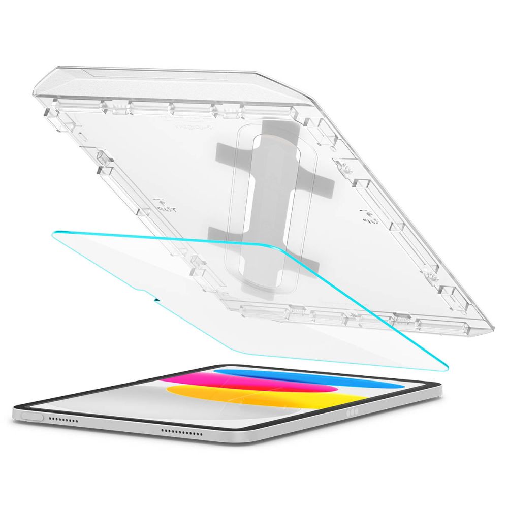 Zaštitna folija za ekran Spigen GlastR EZ FIT za Apple iPad (2025) / (2022), Kaljeno staklo, Full Glue AGL05554