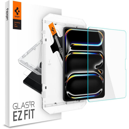 Zaštitna folija za ekran Spigen GlastR EZ FIT za Apple iPad Pro 13 (2024), Kaljeno staklo, Full Glue AGL07793