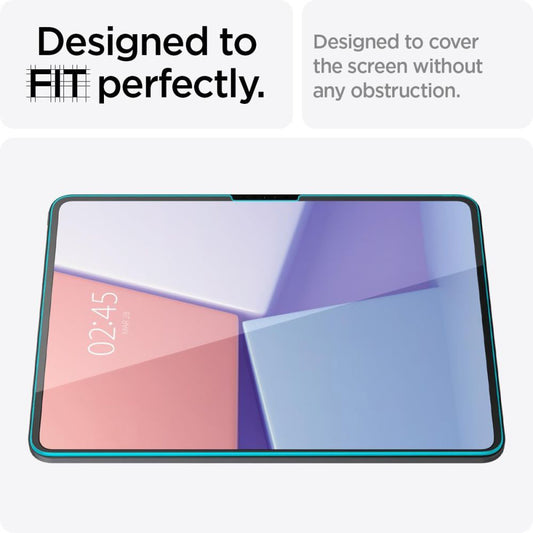 Zaštitna folija za ekran Spigen GlastR EZ FIT za Apple iPad Pro 13 (2024), Kaljeno staklo, Full Glue AGL07793