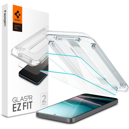 Zaštitna folija za ekran Spigen GlastR EZ FIT za Samsung Galaxy A36 A366, Kaljeno staklo, Full Glue, Set od 2 komada AGL09202