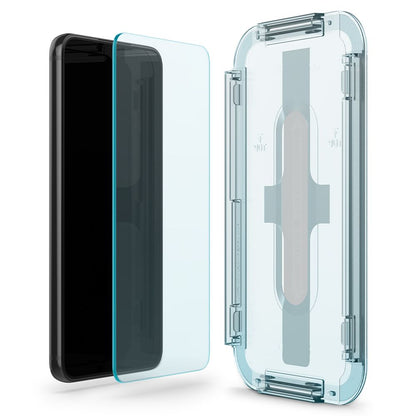 Zaštitna folija za ekran Spigen GlastR EZ FIT za Samsung Galaxy S22 5G S901, Kaljeno staklo, Puna ljepila, Set od 2 komada AGL04151