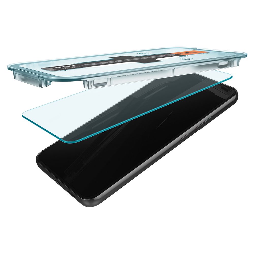 Zaštitna folija za ekran Spigen GlastR EZ FIT za Samsung Galaxy S22 5G S901, Kaljeno staklo, Puna ljepila, Set od 2 komada AGL04151