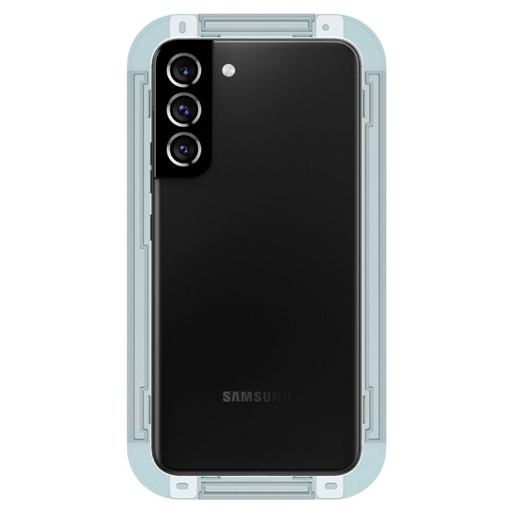 Zaštitna folija za ekran Spigen GlastR EZ FIT za Samsung Galaxy S22 5G S901, Kaljeno staklo, Puna ljepila, Set od 2 komada AGL04151
