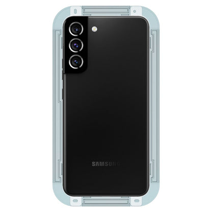 Zaštitna folija za ekran Spigen GlastR EZ FIT za Samsung Galaxy S22 5G S901, Kaljeno staklo, Puna ljepila, Set od 2 komada AGL04151