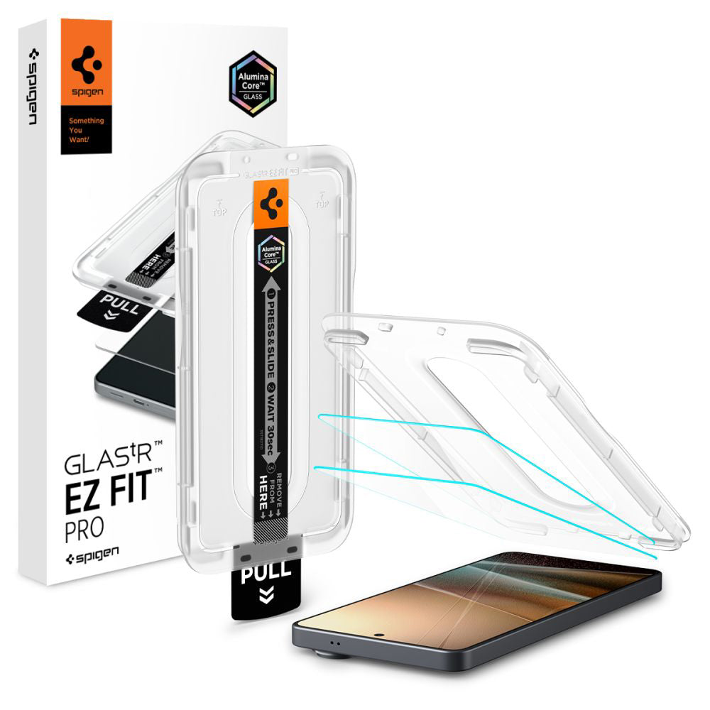 Zaštitna folija za ekran Spigen GlastR EZ FIT Pro HD Anti-Reflection za Samsung Galaxy S26 Ultra S948, Kaljeno staklo, Full Glue, Set od 2 komada