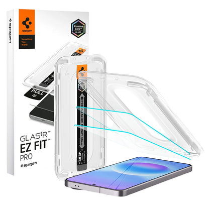 Zaštitna folija za ekran Spigen GlastR EZ FIT Pro HD za Samsung Galaxy A57 5G, Kaljeno staklo, Full Glue, Set 2 komada AGL11397