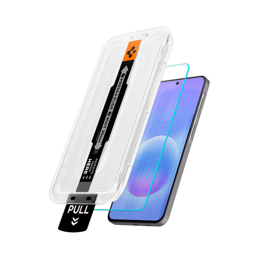 Zaštitna folija za ekran Spigen GlastR EZ FIT Pro HD za Samsung Galaxy A57 5G, Kaljeno staklo, Full Glue, Set 2 komada AGL11397
