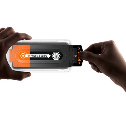 Zaštitna folija za ekran Spigen GlastR EZ FIT Pro HD za Samsung Galaxy S25 FE, Kaljeno staklo, Full Glue, Set od 2 komada