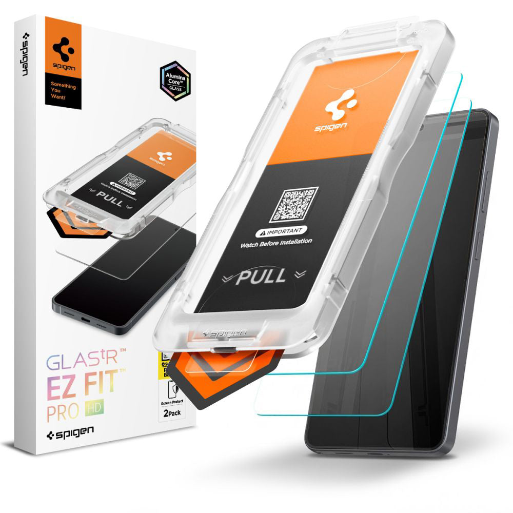 Zaštitna folija za ekran Spigen GlastR EZ FIT Pro HD za Samsung Galaxy S26 Ultra S948, Kaljeno staklo, Full Glue, Set 2 komada AGL11072