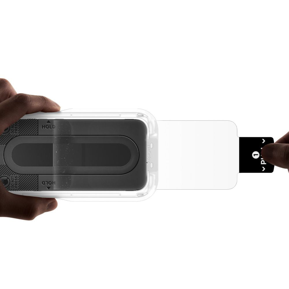 Zaštitna folija za ekran Spigen GlastR EZ FIT Pro za Nothing Phone (4a), Kaljeno staklo, Full Glue, Set od 2 komada AGL11682