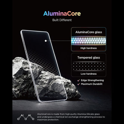 Zaštitna folija za ekran Spigen GlastR EZ FIT Pro za Nothing Phone (4a), Kaljeno staklo, Full Glue, Set od 2 komada AGL11682