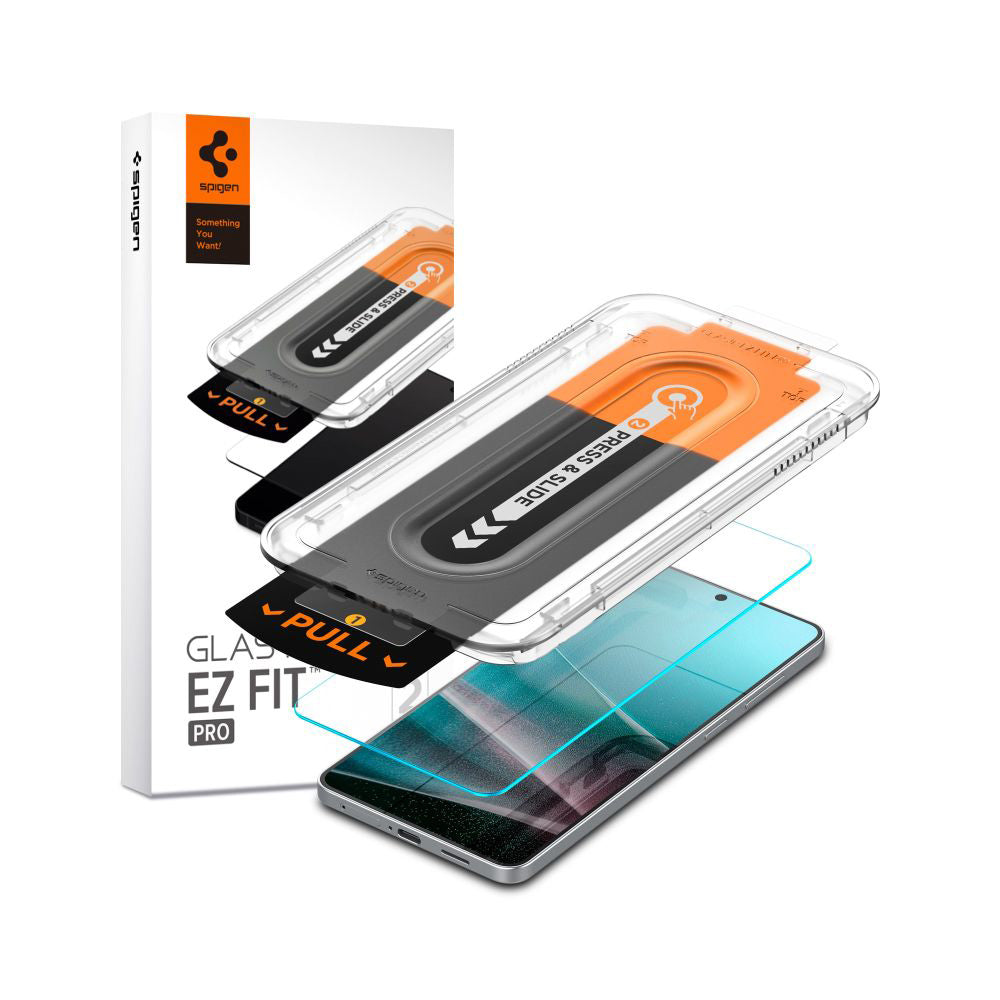 Zaštitna folija za ekran Spigen GlastR EZ FIT Pro za Samsung Galaxy S25 Edge S937, Kaljeno staklo, Full Glue