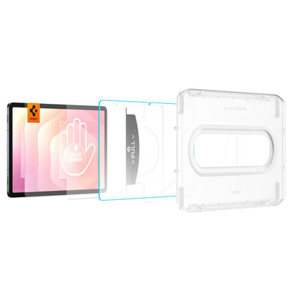 Zaštitna folija za ekran Spigen GlastR EZ FIT Pro za Samsung Galaxy Tab S11, Kaljeno staklo, Full Glue AGL10198